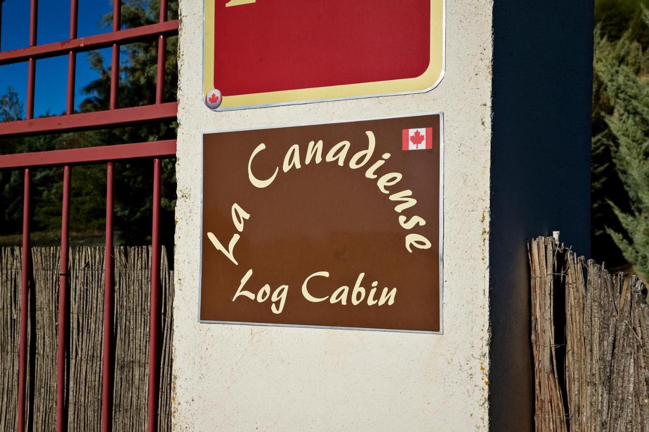 Buenache de la Sierra Casa Rural La Canadiense Log Cabin旅馆 外观 照片