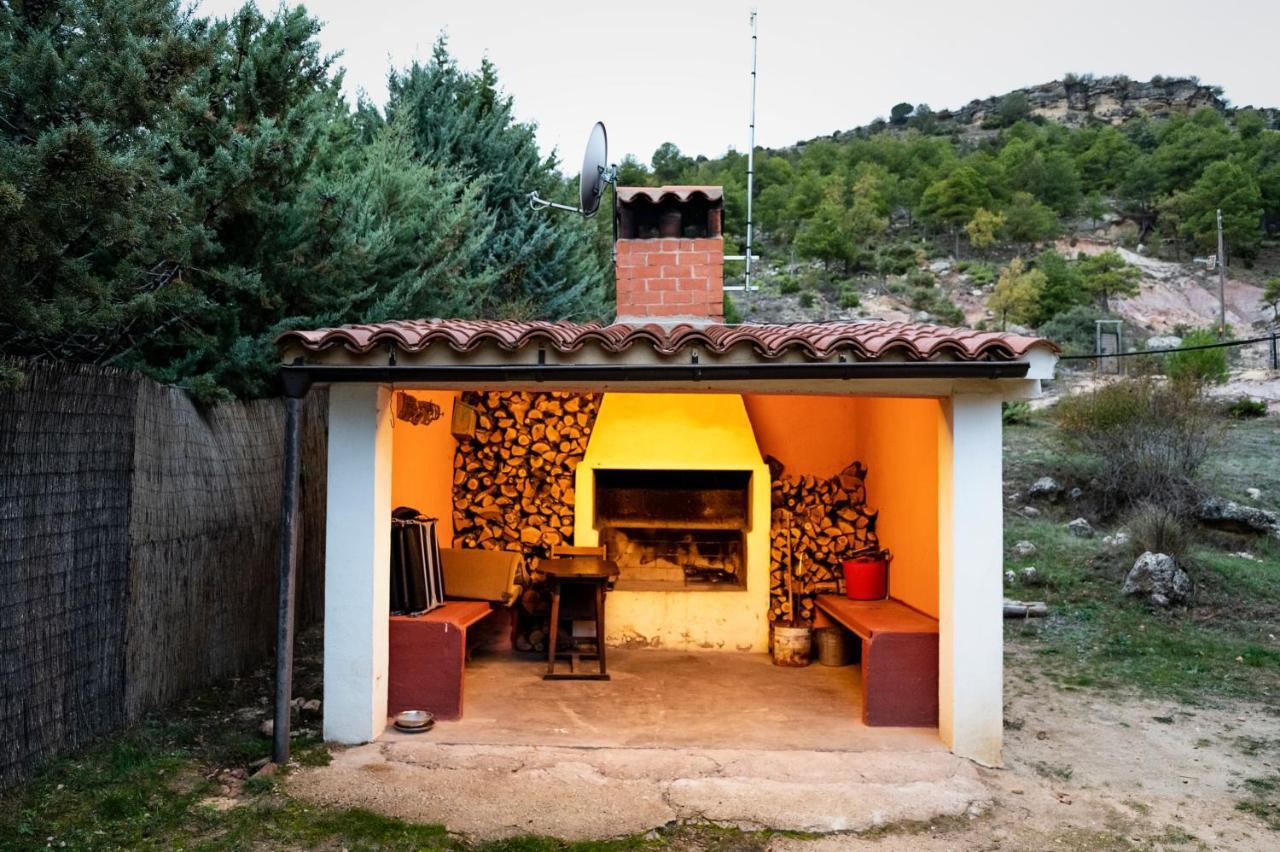 Buenache de la Sierra Casa Rural La Canadiense Log Cabin旅馆 外观 照片