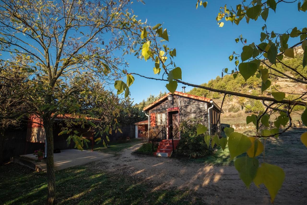 Buenache de la Sierra Casa Rural La Canadiense Log Cabin旅馆 外观 照片