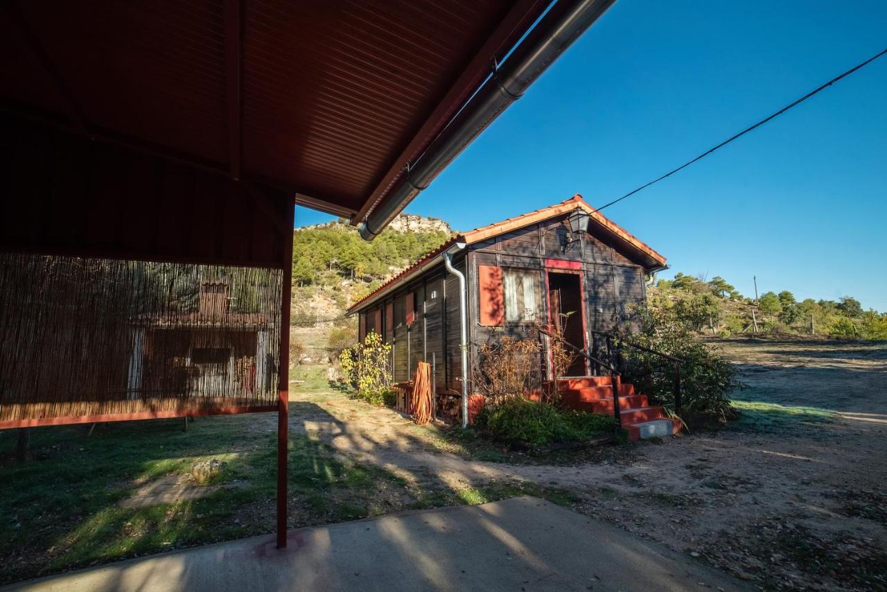 Buenache de la Sierra Casa Rural La Canadiense Log Cabin旅馆 外观 照片